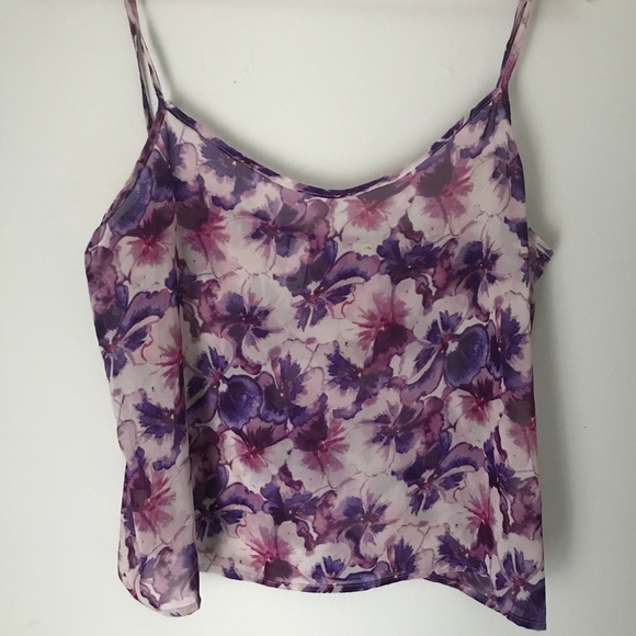 American Apparel Chiffon Top - Picture 1 of 3